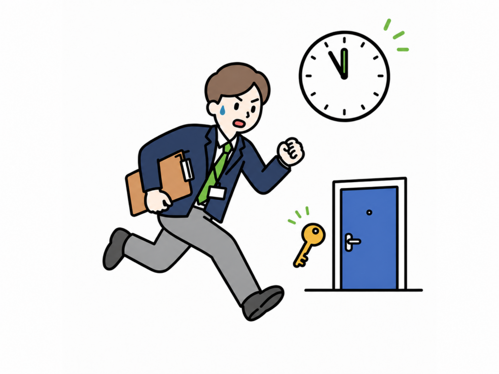 とにかく早く原状回復工事して欲しい