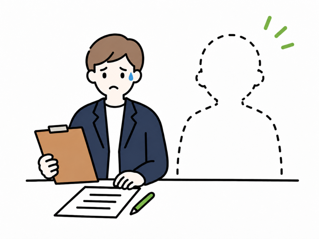 退去立ち会いの人手が足りない