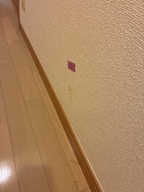 横浜市港北区1LDK 廊下クロス貼替え前